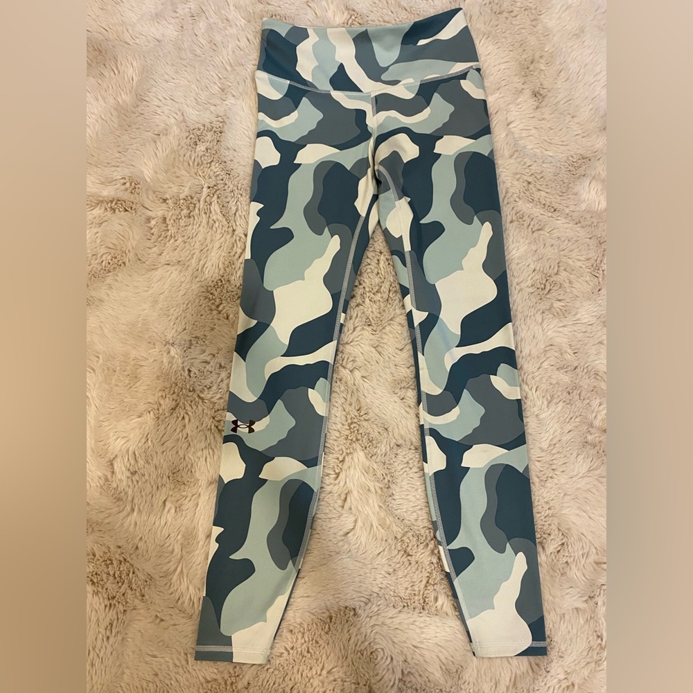 Under Armour Turquoise Camo Pattern Leggings